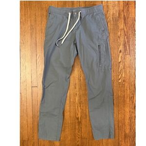 Vuori Ripstop Climber Pants Mens Small Grey Elastic Waist Jogger V412